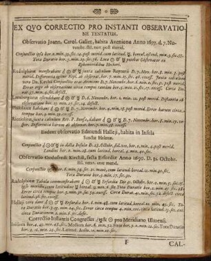 Ex Quo Correctio Pro Instanti Observatione Tentatur.