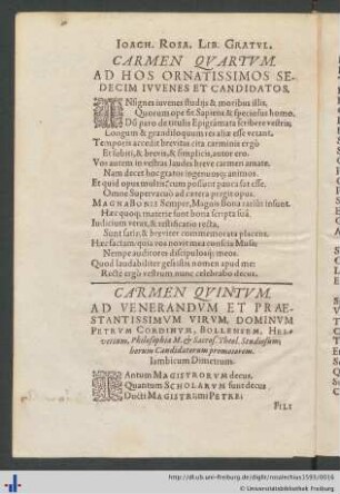 Carmen Quartum.
