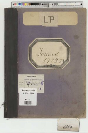 Geschäftstagebuch der Reg. ???? Landespolizei (Abwicklung): Nr. 1-238; Nr. 1-249; Nr. 1-30