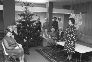 Weihnachtsfeier im Altersheim "Markgrafenstift"