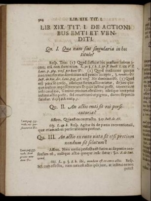 Lib. XIX. /Tit. I. De Actionibus Emti Et Venditi. - Tit. V. De Præscriptis Verbis Et In Factum Actionibus.