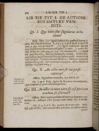 Lib. XIX. /Tit. I. De Actionibus Emti Et Venditi. - Tit. V. De Præscriptis Verbis Et In Factum Actionibus.