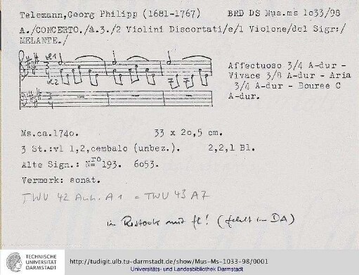 Quartett A-Dur