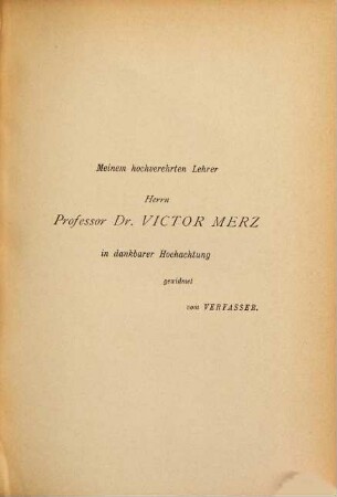 Ueber die Einwirkung des Paratoluidins und Hydrochinon : Ueber die Einwirkung des Anilins auf Orcin. Inaug.-Diss.