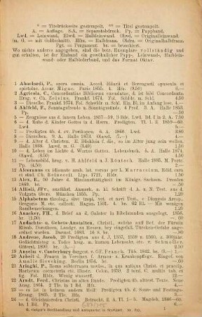 Antiquarischer Katalog. 235. 1897