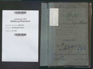 Klenze, Eugen geb. 26.03.1829; Berggeschworener; Prüfungs- u. Personalakten Band 2