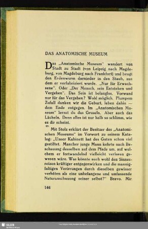 Das Anatomische Museum