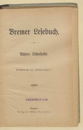 Schulj. 8, [Schülerbd.]: [Schulj. 8, [Schülerbd.]]