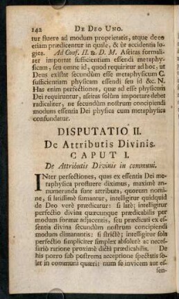 142-428, Disputatio II.