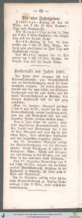 Die vier Jahrszeiten.