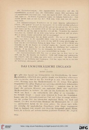5: Das unmusikalische England