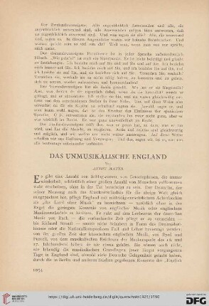 5: Das unmusikalische England