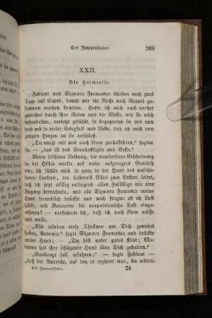 XXII. Die Heimreise.