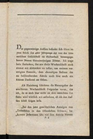 3-5, Der gegenwärtige Auffsatz befindet sich schon im ...