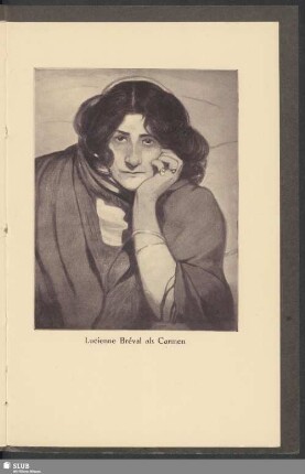 Lucienne Bréval als Carmen