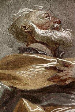Die Heilige Dreifaltigkeit umgeben von den Heiligen Petrus, Paulus, Benedikt und Koloman sowie Moses und Aaron