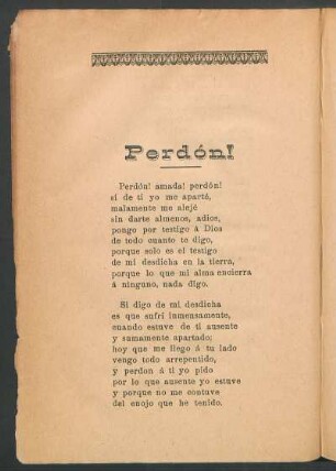 Perdón!