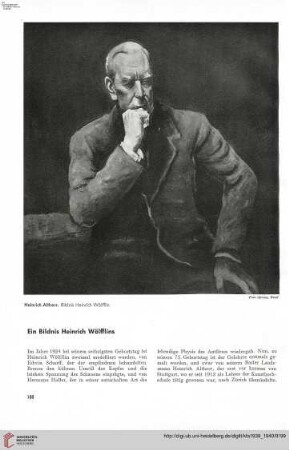 55: Ein Bildnis Heinrich Wölfflins