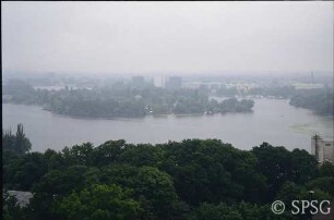 Potsdam, Blick vom Brauhausberg auf die Stadt.