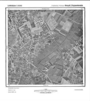 Rheydt, Zoppenbroich, Gauß-Krüger-Koordinaten: Rechtswert: 2532, Hochwert: 5670
