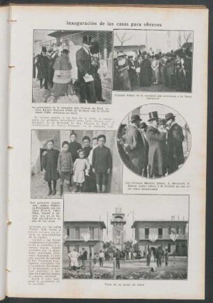 Inauguración de las casas para obreros