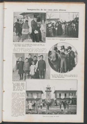 Inauguración de las casas para obreros