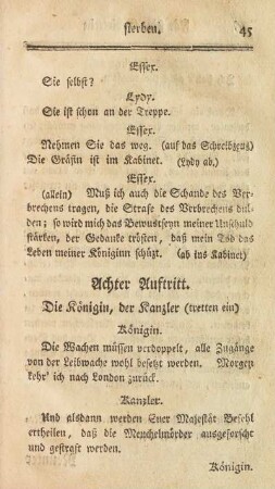 Achter Auftritt
