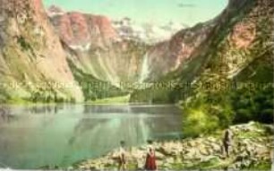 Der Obersee am Königssee in Berchtesgaden