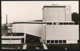 Schauspielhaus, Wuppertal: Ansicht Westen / Im Bau