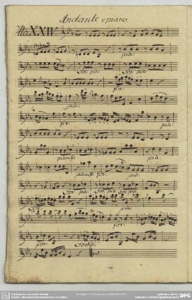 24. Anonymus, Andante, f-Moll