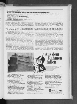 Neubau der Universitäts-Augenblick in Eppendorf