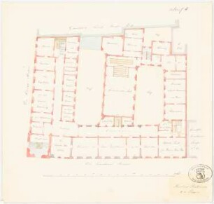 Altes Berliner Rathaus Umbau: Entwurf B: Grundriss 3.OG