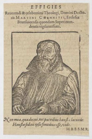 Bildnis des Martinus Chemnitius