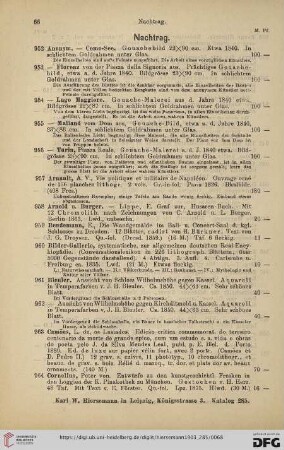 Nachtrag (Nr. 952-1040)