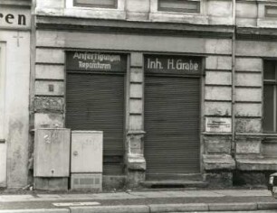 Görlitz, Landeskronstraße 6. Wohnhaus mit Laden (um 1890). Laden