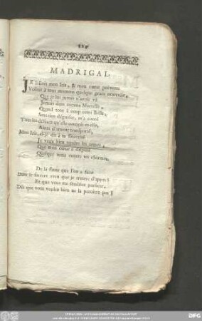 Madrigal.