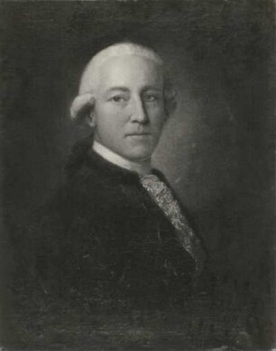 Graff, Anton. Herrenbildnis (Bruststück). Öl auf Leinwand; 72 x 56 cm. 1787. Bez. Rückseite r. u.: A. Graff pinx. 1787