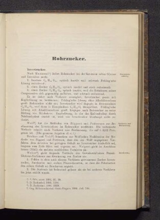 Rohrzucker