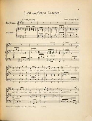 Lied aus Schön Lenchen : op. 48