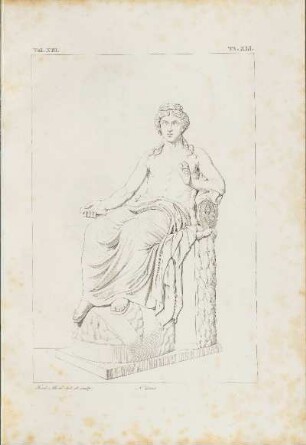 Kupferstich: Vol. XIII. TA. XLI. Ferd. Mori del. et sculp. N. direx.
