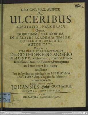 De ulceribus