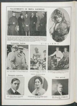 Fallecimiento de María Guerrero