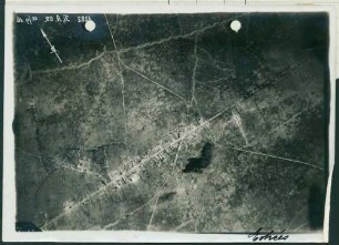 Foto des Geländes um Estrées-Deniécourt (Luftbild)