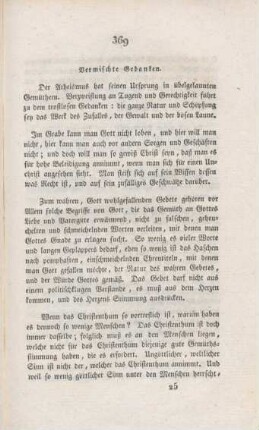 369-371 Vermischte Gedanken