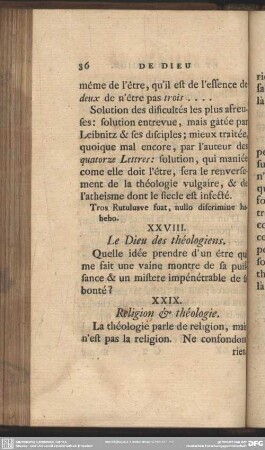 XXIX. Religion & théologie