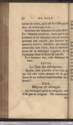 XXIX. Religion & théologie
