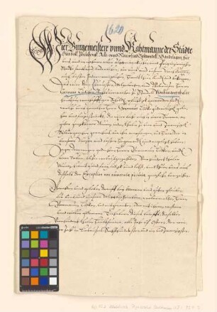 Altmärkische und prignitzsche Städte verschreiben sich Hermann Lüdicke über 400 Taler.