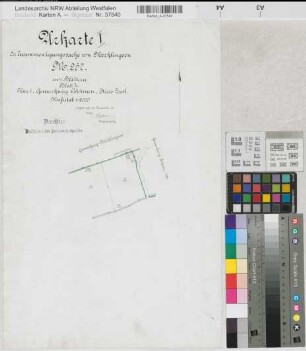 Merklingsen (Welver), Zusammenlegung Merklingsen, Urkarte I Ostönnen Flur 1