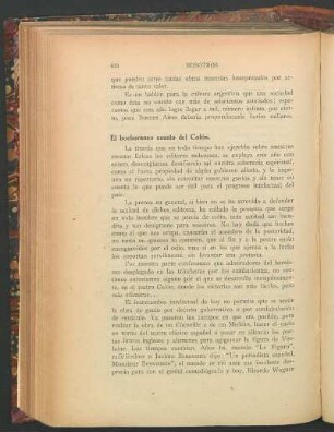 El bochornoso asunto del Colón