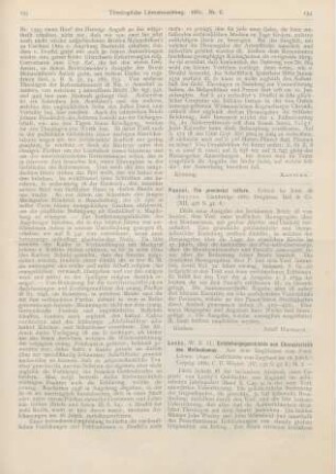 134-137 [Rezension] Lecky, W.E.H., Entstehungsgeschichte und Charakteristik des Methodismus